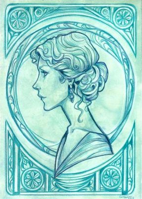 how to draw art nouveau and the role of color in visual storytelling